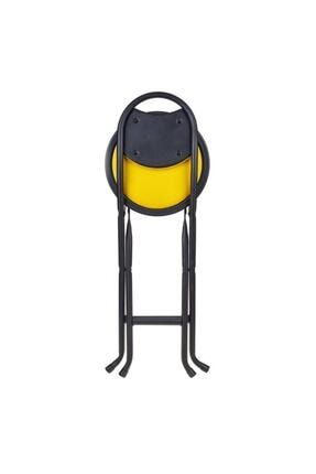 Sarı Siyah Katlanır Portatif Sandalye KTS-SSa 39