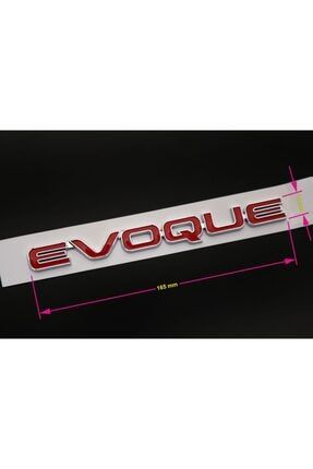 Evoque Yazı Kırmızı wlkspr7040