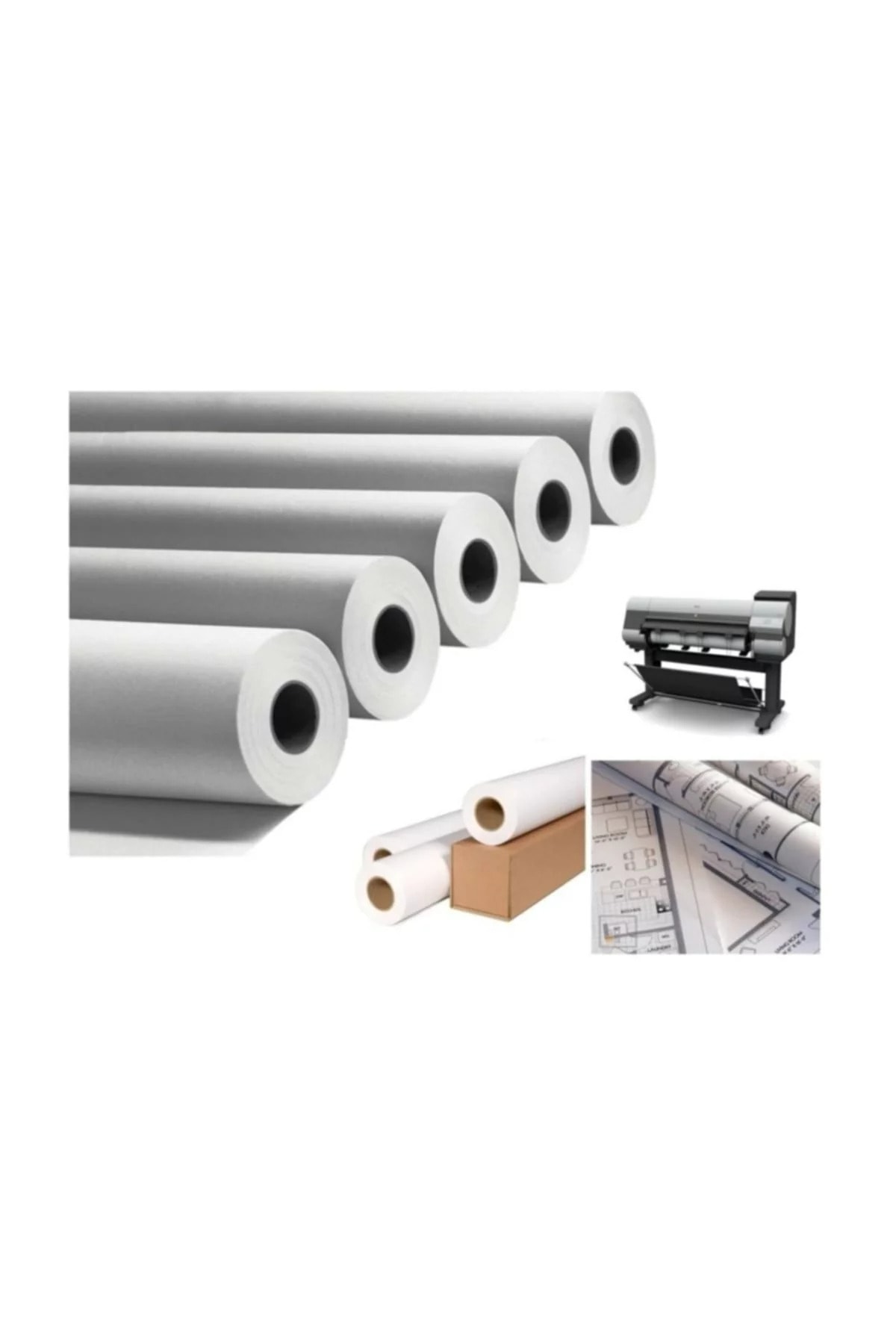 Genel Markalar Plotter Kağıdı 914mm X 50mt 80gr 4'lü