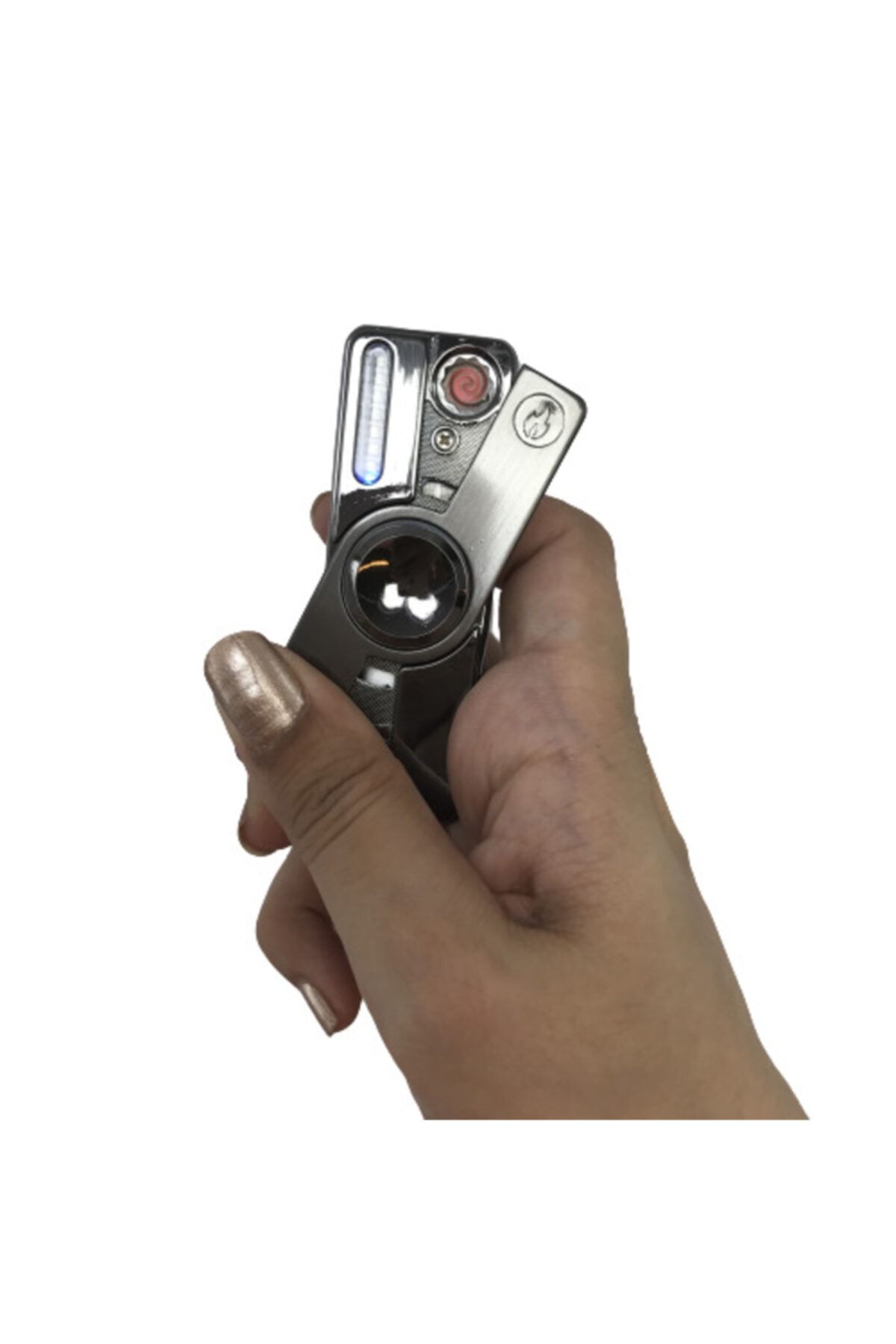 Metal Stres Çarklı Şarjlı Çakmak - 3