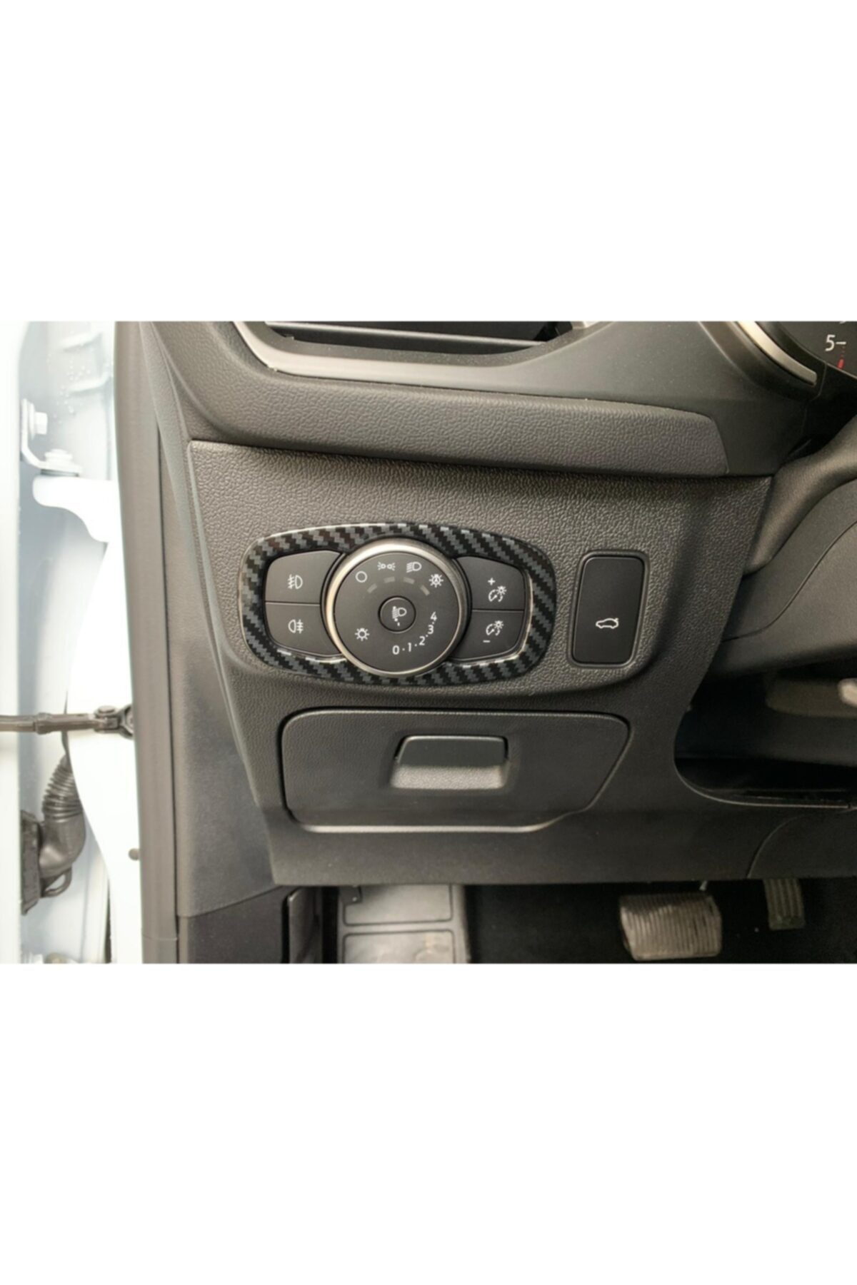 Genel Markalar Focus Içın Uyumlu 2019 Kontrol Panel Kaplama Karbon (ABS)