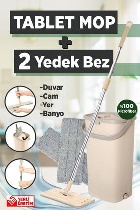 flora tablet mop 10 litre temizlik kova
