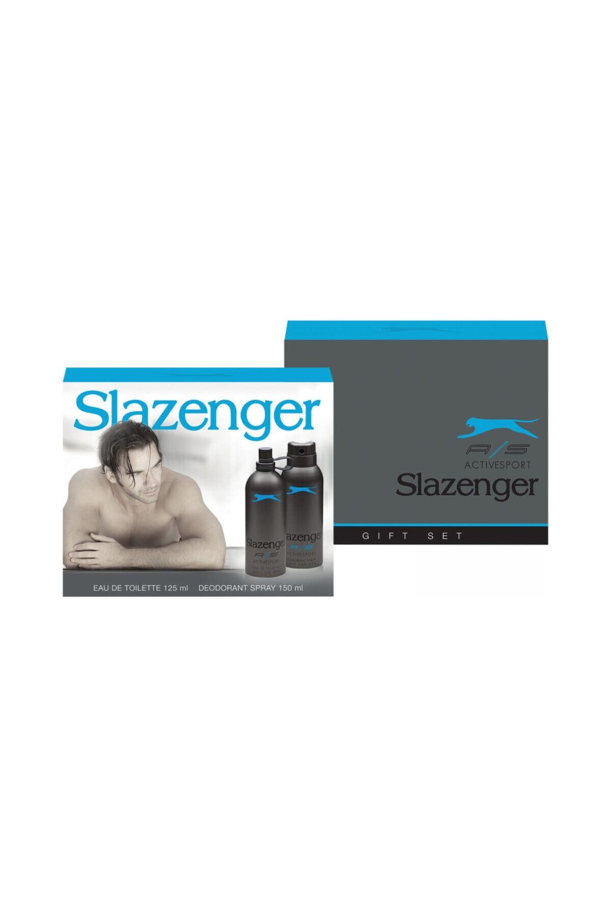 عطر ۱۲۵ میلی‌لیتری آبی A/s اسلازنگر ست عطر Slazenger