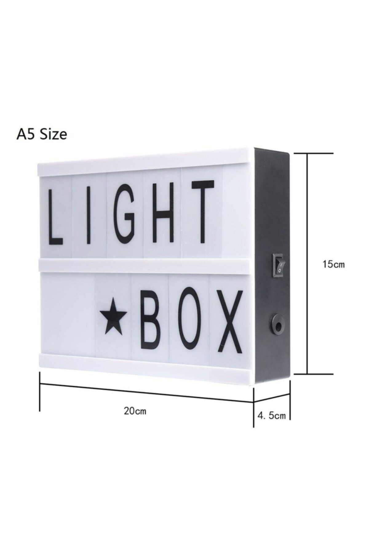 Genel Markalar A5 Led Işıklı Yazı Panosu Lightbox dekoratif pano ...