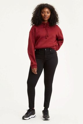Kadın Siyah Jean Pantolon 721 High Rise Skinny 18882-0024 1888200240