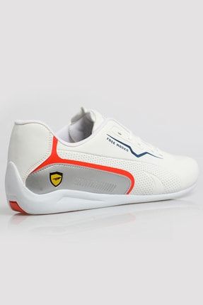 Kalbim Beyaz Turuncu Ortopedik Spor Sneaker Ayakkabı Frm.7070