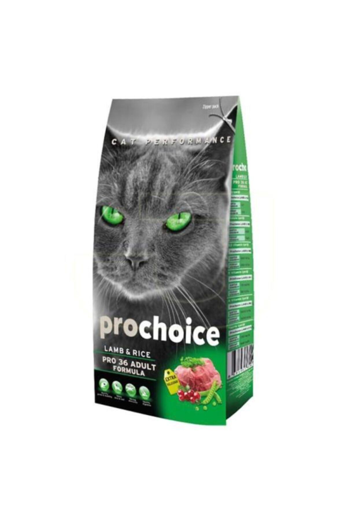 Pro Choice Pro 36 Kuzu Ve Pirinçli Yetişkin Kedi Kuru Maması 15kg