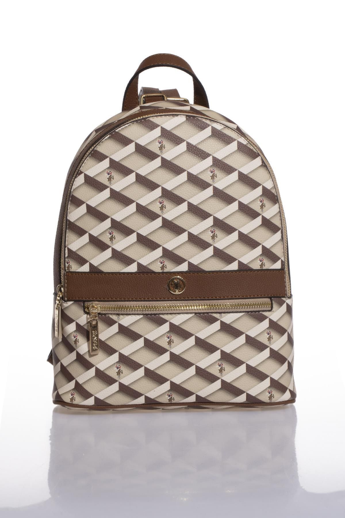 U.S. Polo Assn. Us22256 Bej-taba Kadın Sırt Canta