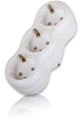 garaccu 3 Lü Topraklı Dikey Golyat Priz Çoğaltıcı 1 Adet