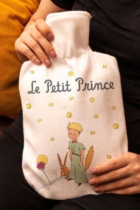 Küçük Prens Tasarımlı Sıcak Su Torbası -Le Petit Prince Tasarım Kılıflı Termofor - El Ayak Isıtıcı 107119