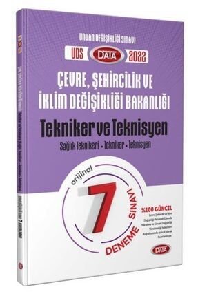 Çevre, Şehircilik Ve Iklim Değşkliği Bakanlığı Unvan Değişikliği Tekniker Teknisyen 7 Deneme Sınavı 97860575117991