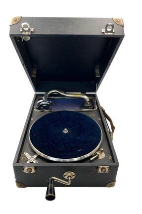 Decca 80 Kurmalı Antika Gramafon Aob1955 AOB1955