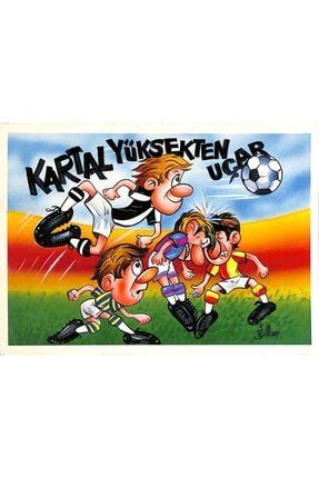 Karikatür Futbol Kartpostal Krt15531 KRT15531