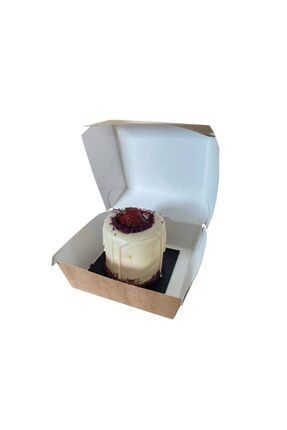 13x13x10 Tekli Pasta Kutusu Bento Cake Kutu 10'lu cake1