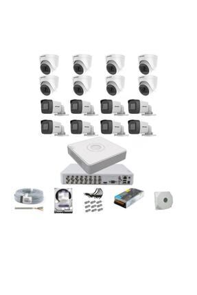 16 Kameralı Güvenlik Kamera Seti 4tb Hdd PKT-009
