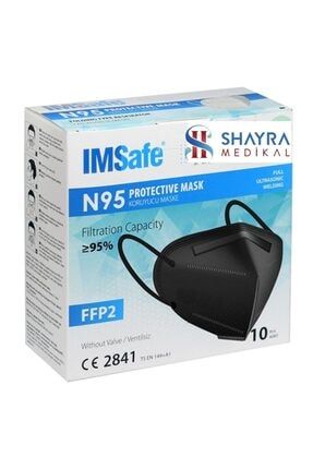 N95 Maske Siyah 90 Adet SHAYRA019