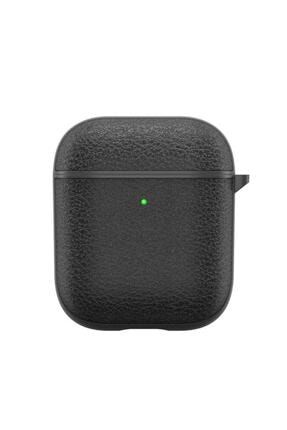 Apple Uyumlu Airpods Calfskin Case Deri Bluetooth Kulaklık Kılıfı SKU: 2859