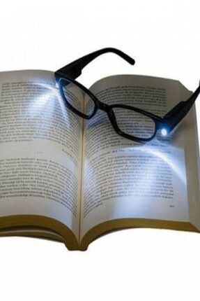 Hd Led Işıklı Kitap Okuma Gözlüğü Camsız Gözlük 458465