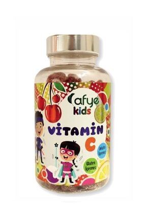 Kids Güçlendirilmiş Şeker Acerola-vitamin C 50 Ayıcık vitamin c