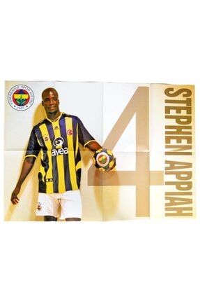 Fenerbahçeli Futbolcu Stephen Appiah Posteri (48x68cm) Krt11461 KRT11461
