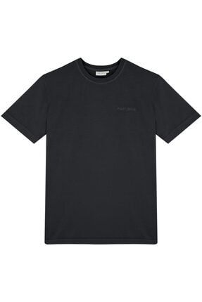 Erkek Siyah Regular Fit T-shirt AWCK15