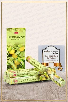 Hem Bergamota Bergamot Kokulu 6 Lı Tütsü Ve Esterya Plus Keçi Sütü Sabunu hembergomata