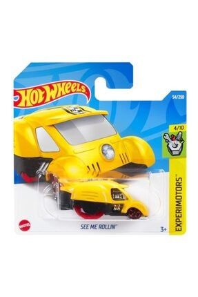 (2022) See Me Rollin Sarı 1:64 Ölçek Hotwheels Marka 54/250 HobbyToysMaMiOYUNCAK-0478