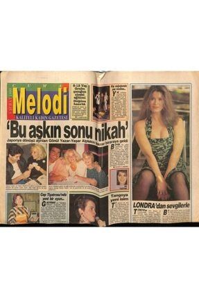 Sabah Gazetesi Melodi Eki 9 Şubat 1990 - Gülşen Bubikoğlu,londra'dan Sevgilerle Gz75397 GZ75397