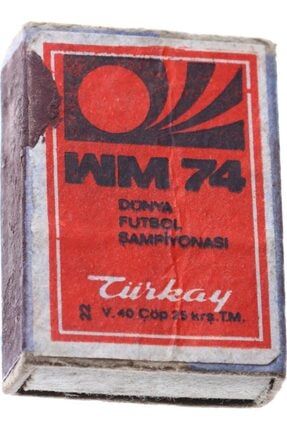 1974 Dünya Futbol Şampiyonası (türkay) Eski Kibrit Kutusu Aob2223 AOB2223