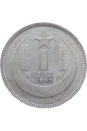 1940 Yılı 1 Lira Gümüş Ççt Tcm2590 TCM2590