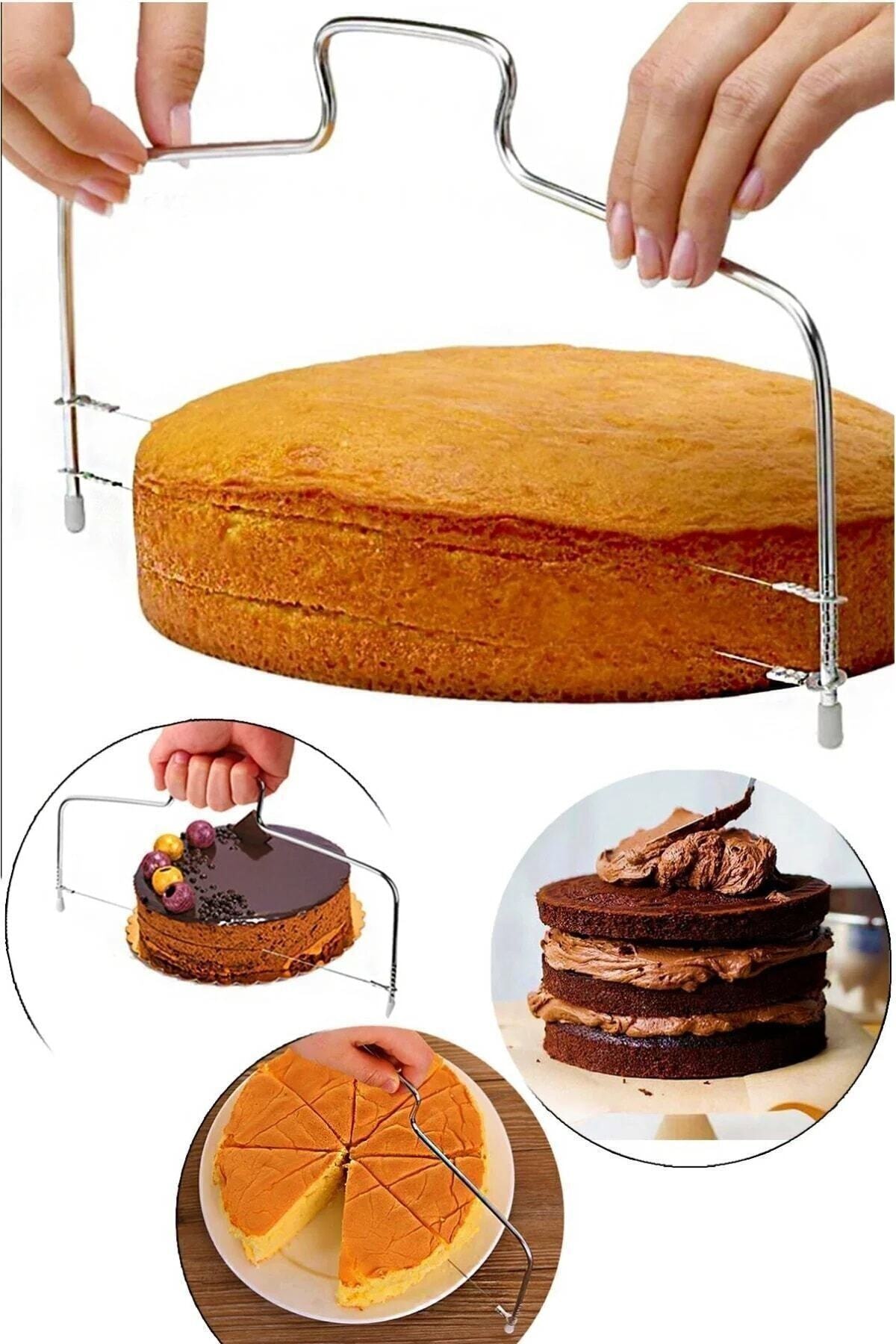 Pasta Kek Pandispanya Kesme Testeresi