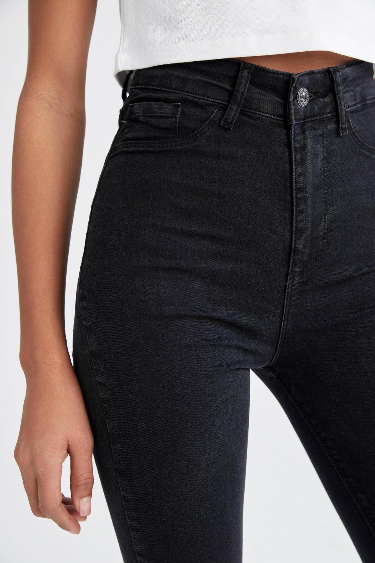 Super Skinny Fit Yüksek Bel Jean Pantolon