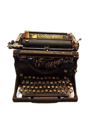 Orijinal Amerikan Underwood Daktilo - Antik 1920 YA1900ANTK
