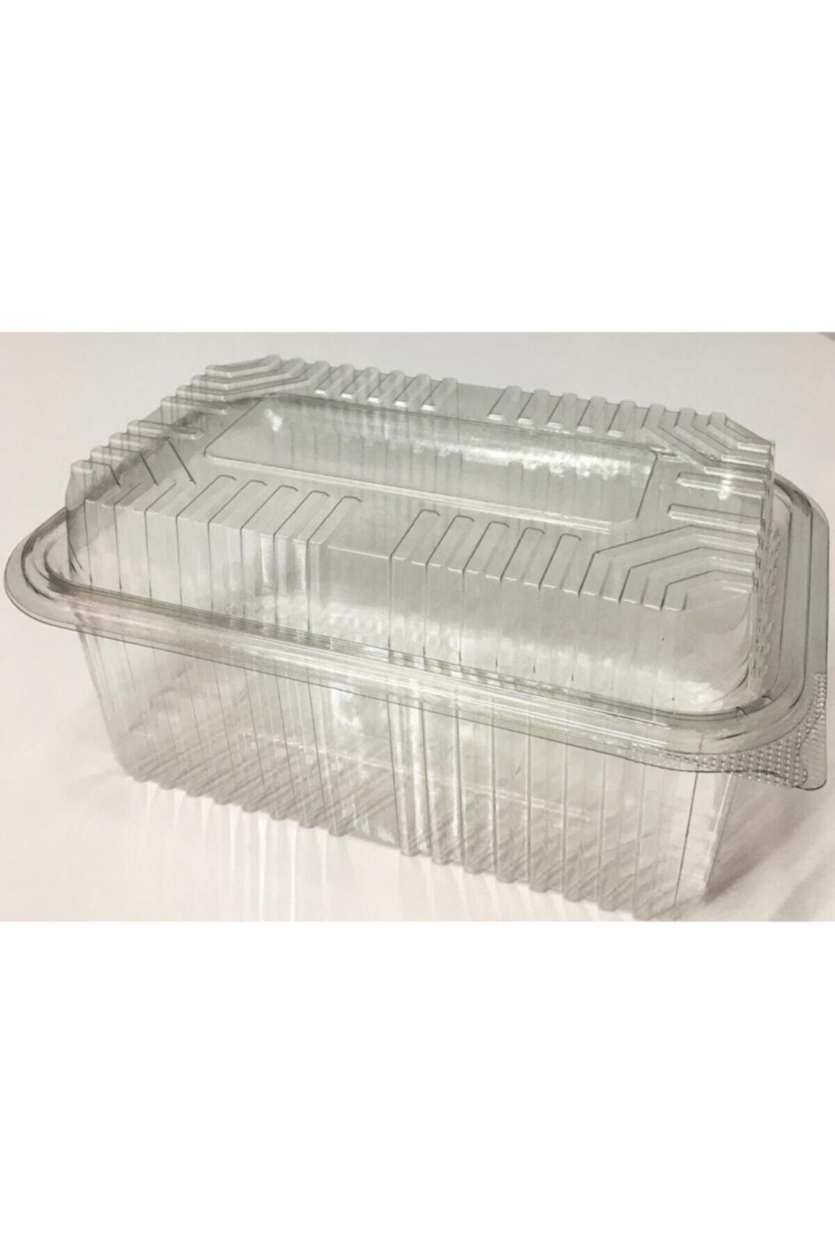 PETSA-Plastic Leak Proof Bombe Lid Container 1000 gr 100 Pack 1