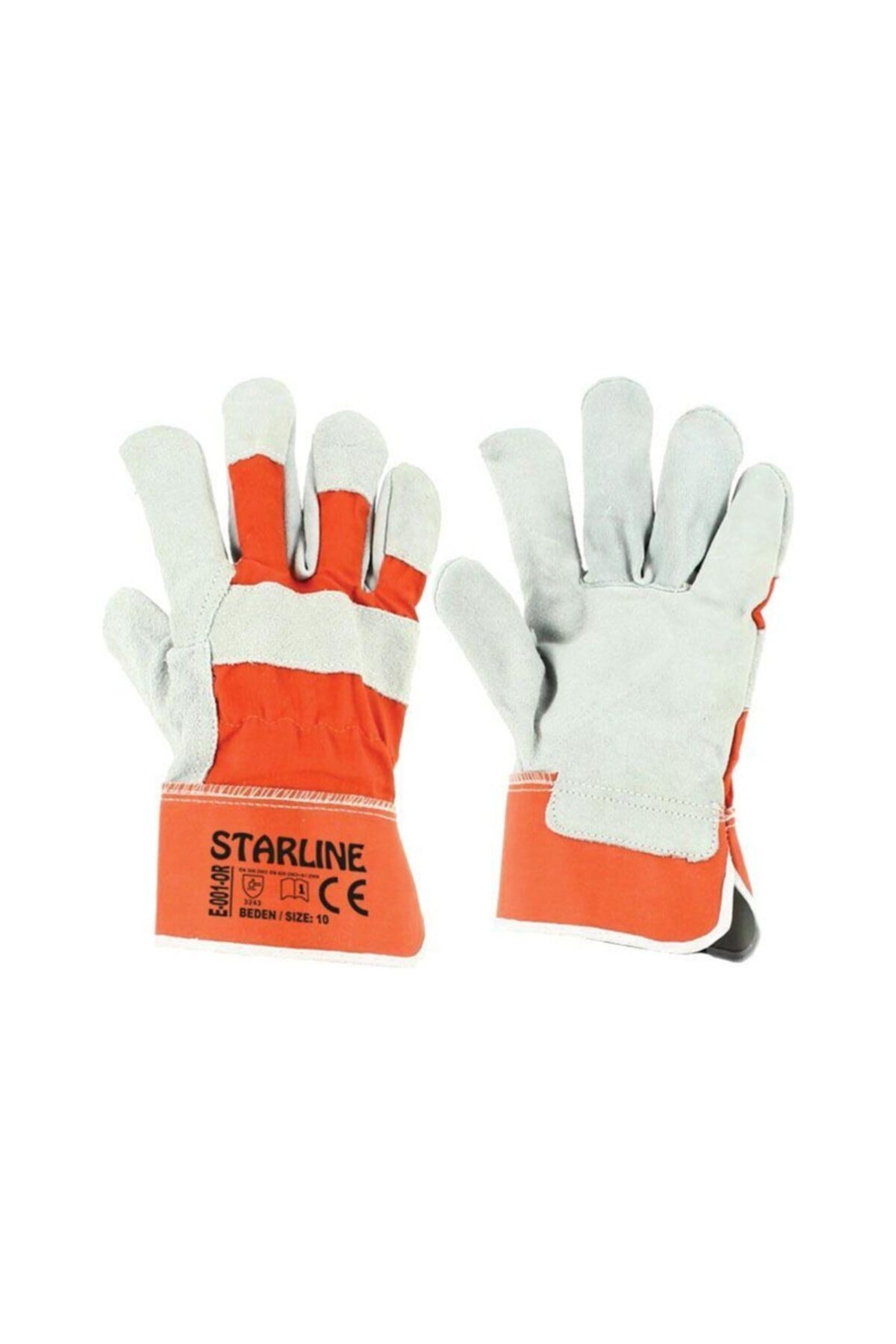 Marka Nitril Eldiven Starlıne Deri Montaj Eldiveni Sıze 10