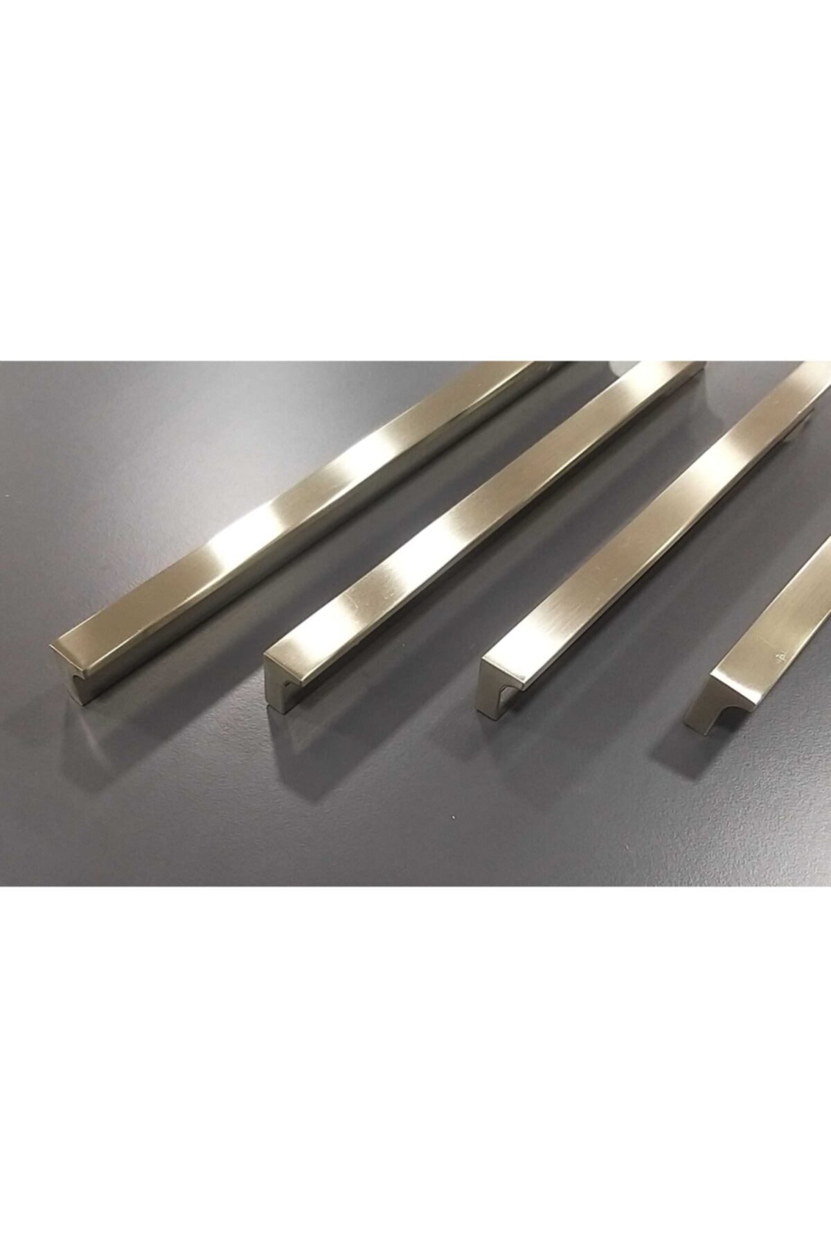 Sofuoğlu Şimşir Inox L Handle TV Unit Console Kitchen Furniture Cloakroom Drawer Cabinet Handle 224mm