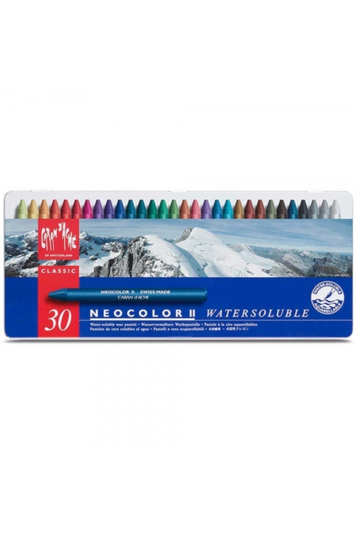Caran d'Ache Neocolor II Aquarelle 30'lu Set