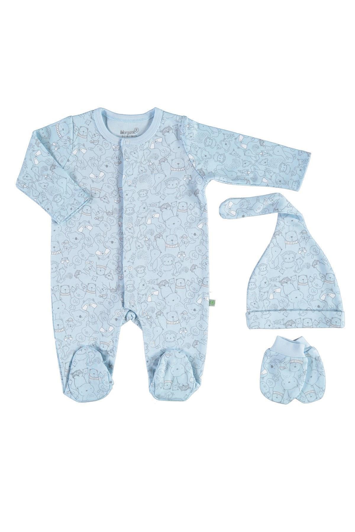 ست نوزادی پسرانه آبی Bibaby | 1902mila15352 اورجینال - تصویر 2