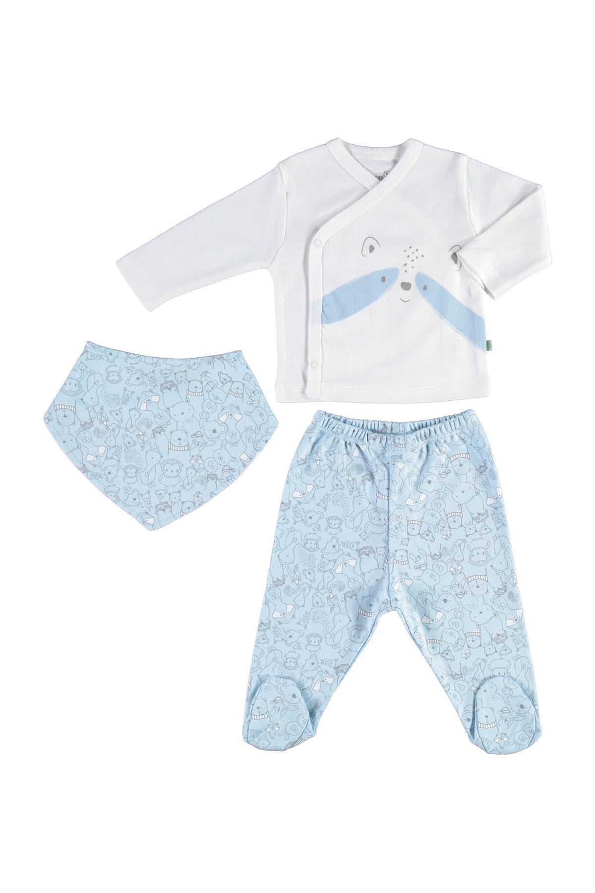 ست نوزادی پسرانه آبی Bibaby | 1902mila15352 اورجینال - تصویر 3