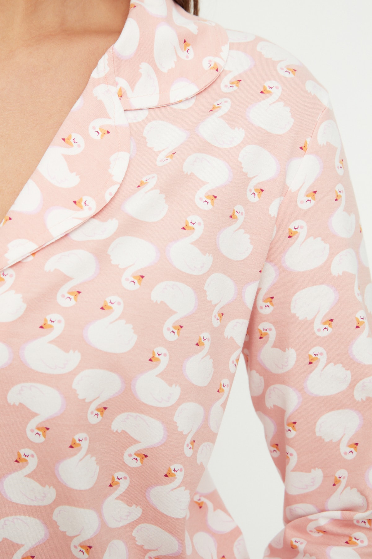 Trendyol Collection Pyjama Rosa Animal Print FN7549