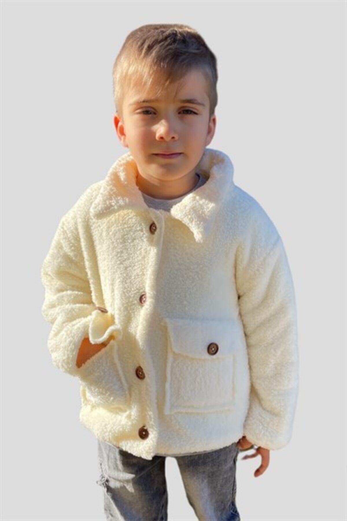  کاپشن دکمه‌دار Welsoft پسرانه مخمل خواب‌دار، آستر داخلی چهار لایه از جنس موسلین، جنس ۱۰۰٪ پنبه