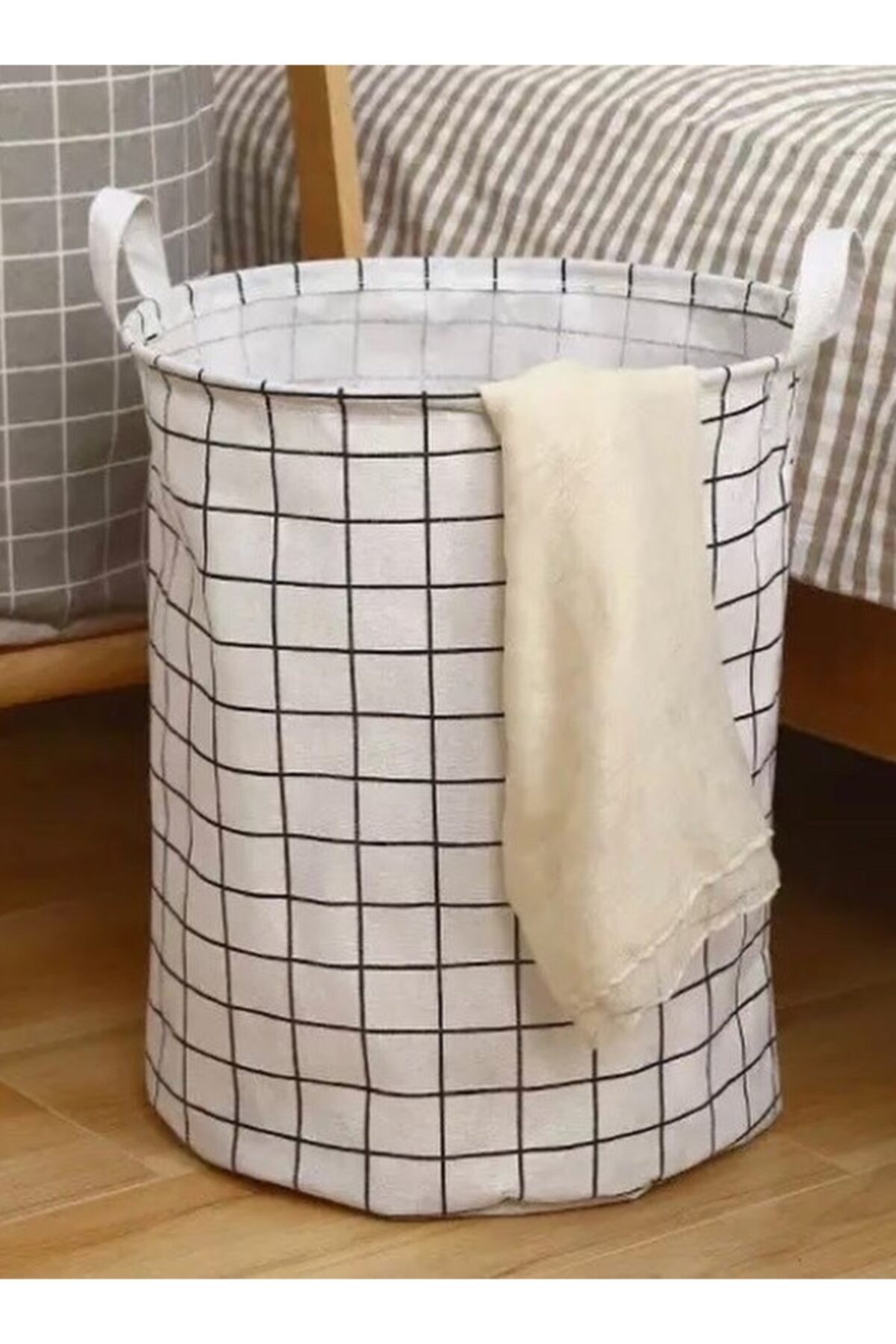 Vip Toy Basket Foldable Basket with Double Layer Fabric -White Board