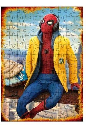 Ahşap Mdf Puzzle Yapboz Hediyelik Örümcek Adam Posteri 120 Parça 25*35 Cm TYC00354434374