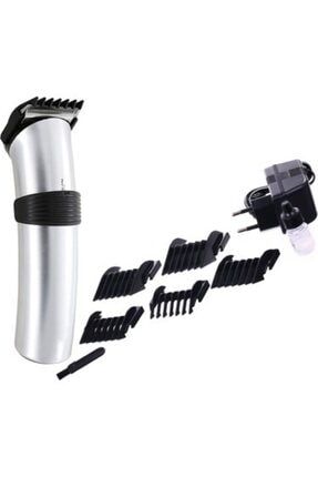 (fişli) 609 Profesyonel Şarjlı Saç Sakal Kesme Tıraş Makinesi Erkek Tıraş Makine Seti