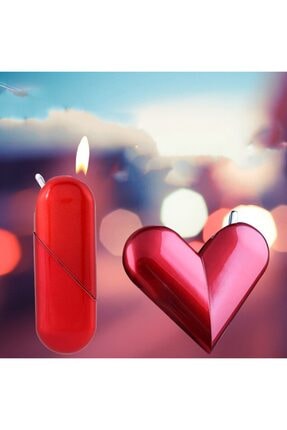 Özel Yapım Anka Hediyelik Kalpli Çakmak