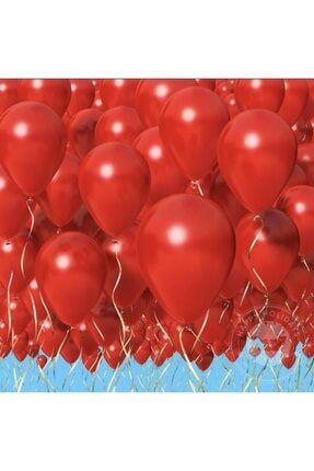Metalik Kırmızı Latex Balon 10 Adet DNZ 1418