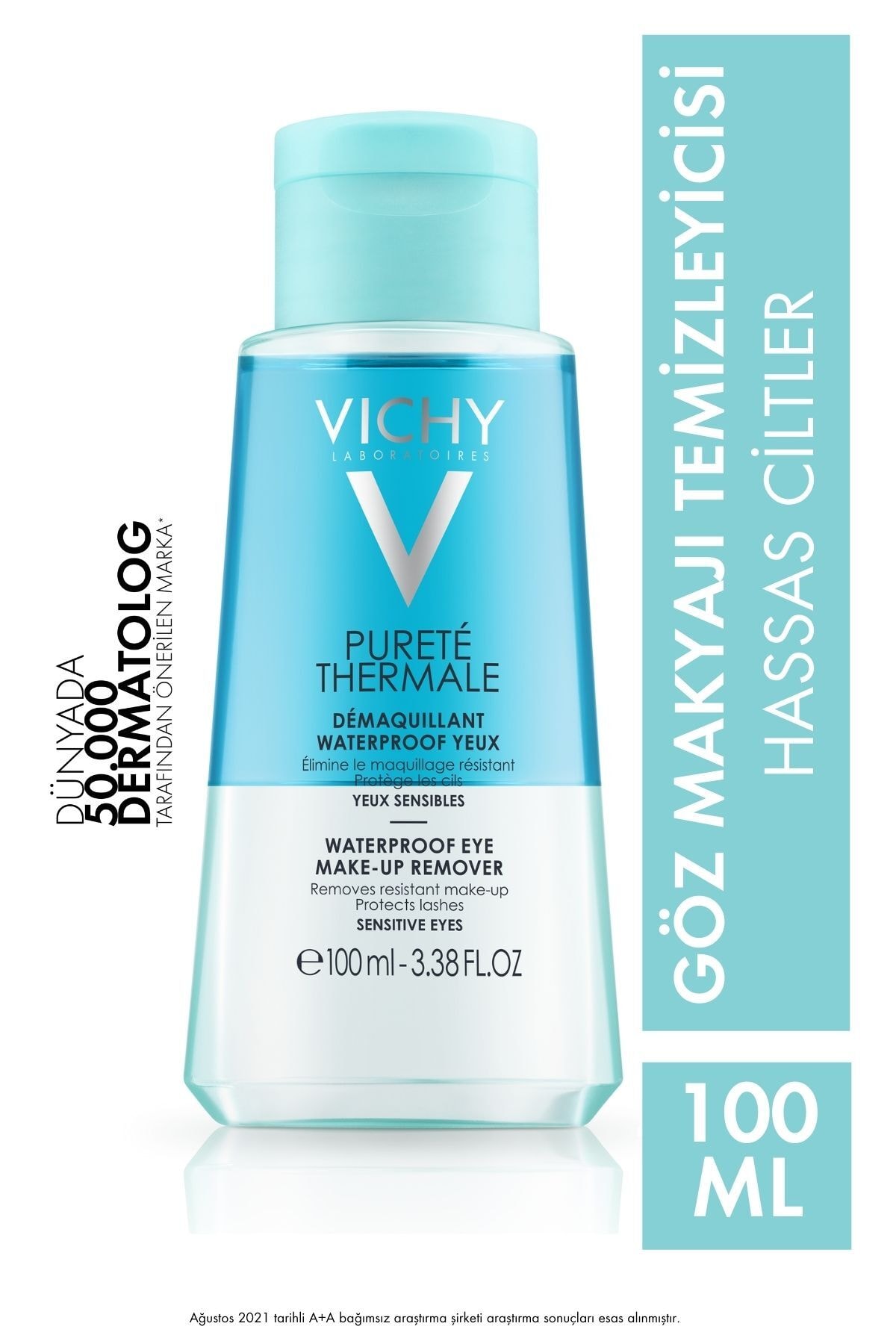 Vichy Purete Thermale Çift Fazlı Göz Makyaj Temizleyici 100 ml 3337875674409