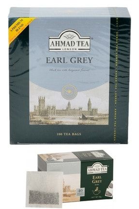 Tea Earl Grey 100lü Bardak Poşet Ve 40'lı Earl Grey Demlik Poşet AhmadTeaOrjinal_5