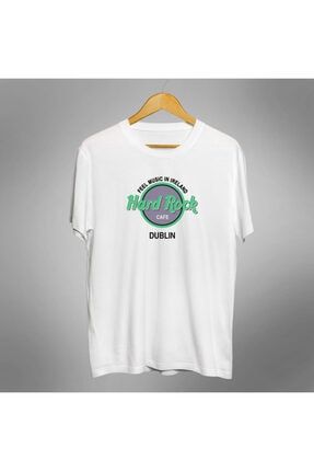 Baskılı Beyaz Hard Rock Cafe T-shirt joker_589890958