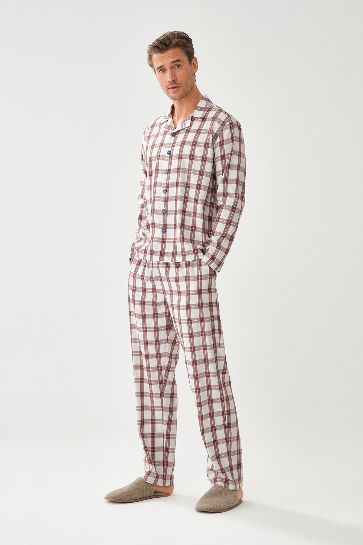 Dagi Zweiteiler Ecru Regular Fit